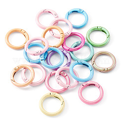 20Pcs Spray Painted Alloy Spring Gate Rings&nbsp;FIND-TA0009-92