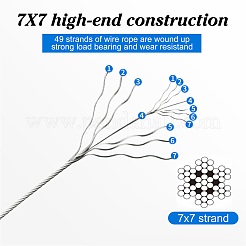 4Roll 304 Stainless Steel Wire&nbsp;TWIR-BC0001-38