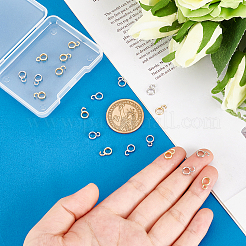 20Pcs 2 Colors Brass Tube Bails&nbsp;ZIRC-AR0001-15