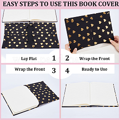 3Pcs Elastic Fabric Book Covers&nbsp;AJEW-CP0007-41A