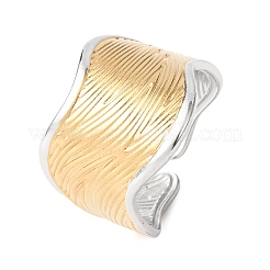 304 Stainless Steel Cuff Open Rings&nbsp;LS-RJEW-H266-04A-GP