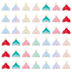 50Pcs Transparent Glass Pendants&nbsp;PALLOY-TAC0277