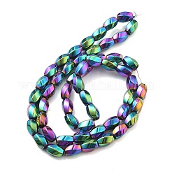 Electroplated Synthetic Magnetic Hematite Beads Strands&nbsp;G-P545-G01-02