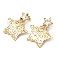 304 Stainless Steel Rhinestone Stud Earrings&nbsp;SA-CBAF6AD-24G
