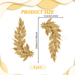 Polyester Computerized Embroidery Cloth Iron on/Sew on Patches&nbsp;DIY-WH0683-77B