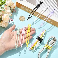12Pcs Silicone Flexible Cord Organizer&nbsp;FIND-FS0005-33F