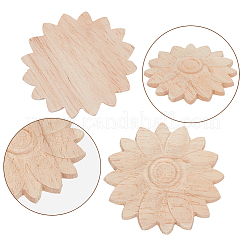15Pcs Wood Chips&nbsp;WOOD-WR0001-26B
