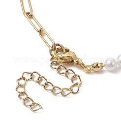 304 Stainless Steel Paperclip Chains Bracelets&nbsp;BJEW-TA00464