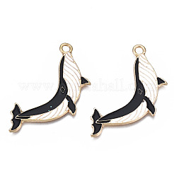 Rack Plating Alloy Enamel Pendants&nbsp;PALLOY-N164-016