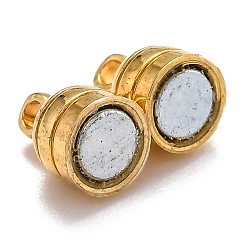 Brass Magnetic Clasps with Loops&nbsp;KK-O134-13G