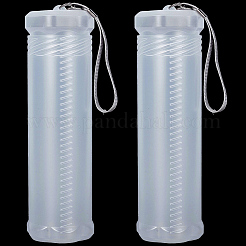 2Pcs Extendable Plastic Paint Brush Case&nbsp;AJEW-GF0013-23