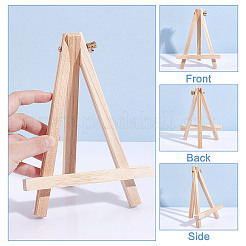 Foldable Wood Triangle Easel&nbsp;WOOD-WH0034-52B