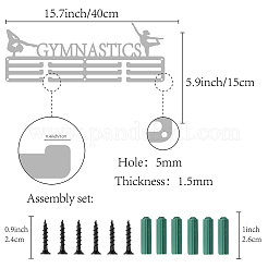 Fashion Iron Medal Hanger Holder Display Wall Rack&nbsp;ODIS-WH0023-018