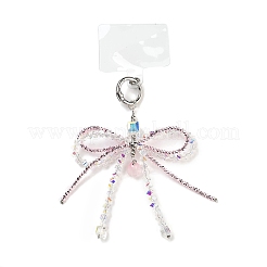 Alloy & Glass Beads Mobile Straps&nbsp;AJEW-H153-01P-01