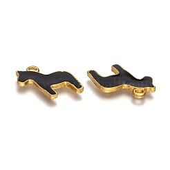 Alloy Enamel Animal Horse Pendants&nbsp;X-ENAM-M004-G