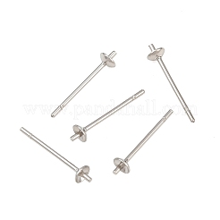 Tarnish Resistant 304 Stainless Steel Post Stud Earring Findings&nbsp;LS-STAS-R063-41