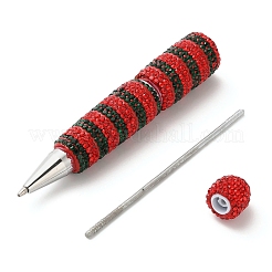 Polymer Clay Rhinestone Beadable Pen&nbsp;AJEW-B108-05