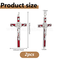 Zinc Alloy Enamel Big Pendants&nbsp;FIND-WH0367-706B