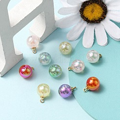 10Pcs UV Plating Acrylic Pendants&nbsp;FIND-YW0002-05