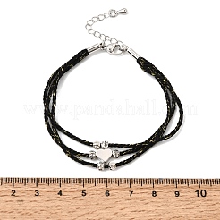 Polyester Multi-Strand Bracelets&nbsp;FB-CBA983F-02P-05