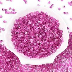 6/0 Transparent Inside Colours Glass Seed Beads&nbsp;SEED-N006-003I