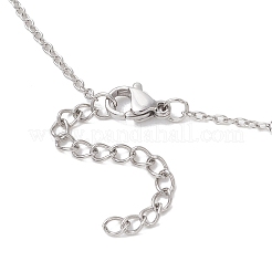 304 Stainless Steel Cable Chain Satellite Chain Slider Necklace Making&nbsp;AJEW-JB01511-02