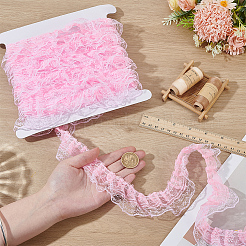 5 Yards Polyester Lace Ribbons&nbsp;SRIB-OC0001-12A