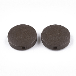 Painted Natural Wood Beads&nbsp;WOOD-S049-02B-01