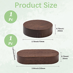 2Pcs 2 Styles Walnut Wood Chassis&nbsp;ODIS-BBC0001-02