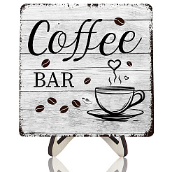 Coffee Bar Wood Display Easels&nbsp;ODIS-WH20016-002
