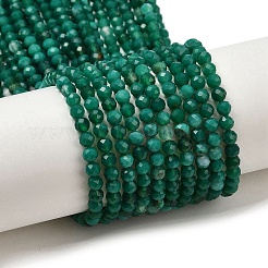 Natural Green Onyx Agate(Dyed & Heated) Beads Strands&nbsp;X-G-D347-A04-4mm