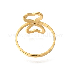 304 Stainless Steel Rings for Women&nbsp;RJEW-S238-04