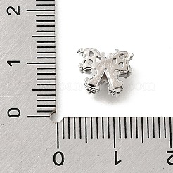 Bowknot Brass Micro Pave Cubic Zirconia Beads&nbsp;KK-Z156-20P-04