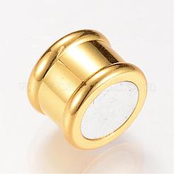Brass Magnetic Clasps with Glue-in Ends&nbsp;KK-R052-22G