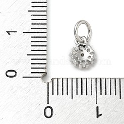 Rack Plating Brass Micro Pave Cubic Zirconia Pendants&nbsp;KK-K392-26P