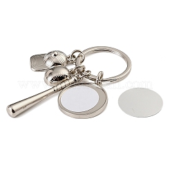 Baseball Alloy Sublimation Blanks Keychains&nbsp;AL-CBAF9A1-02P-07