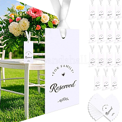 1 Set Paper Seat Reserved Sign Hanging&nbsp;AJEW-SP0004-40B