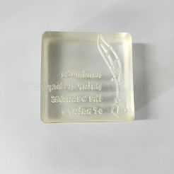 Transparent Resin Stamps&nbsp;SOAP-PW0001-175B-04
