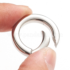 Tarnish Resistant 304 Stainless Steel Spring Gate Rings&nbsp;STAS-I133-14C
