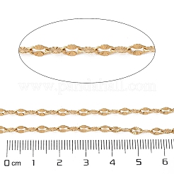 304 Stainless Steel Textured Dapped Chains&nbsp;CHS-G041-01G