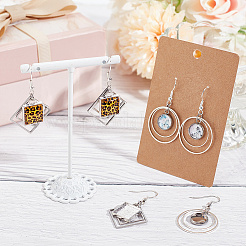 10Pairs 2 Styles Brass Dangle Earring Findings&nbsp;EJEW-GA00001