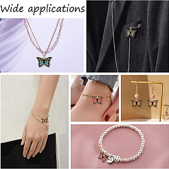 20Pcs 4 Styles Alloy Enamel Pendants&nbsp;ENAM-CJ0004-60