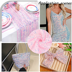 Polyester & PET Gauze Fabric&nbsp;DIY-WH20001-74A