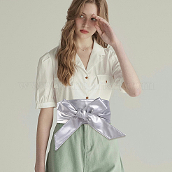 Bowknot PU Leather Wrap Around Waist Bands&nbsp;AJEW-WH20033-042J
