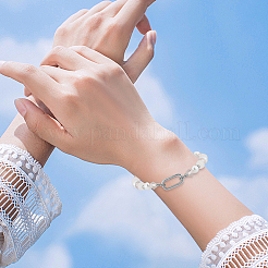 8Pcs 2 Colors Brass Spring Gate Rings&nbsp;KK-SC0007-23