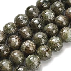 Natural Green Kyanite Beads Strands&nbsp;G-H335-B05-12mm