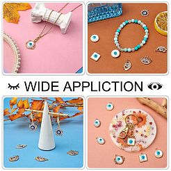 40Pcs 9 Style Alloy Enamel Pendants&nbsp;ENAM-SZ0002-78