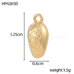 304 Stainless Steel Pendants&nbsp;STAS-OY017-38G
