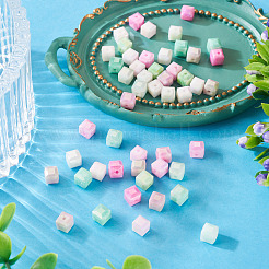 50Pcs 5 Colors Electroplate Opaque Glass Beads&nbsp;EGLA-TA0013-16