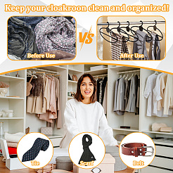Plastic Scarf Display Hangers&nbsp;AJEW-WH0504-67C